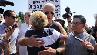 The <i>New York Times</i> Would Like You to Know That Some Women Personally Like to Hug Joe Biden